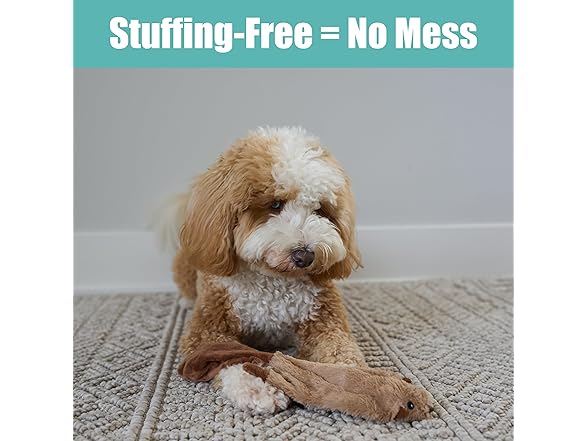 SPOT Skinneeez Beaver Dog Toy