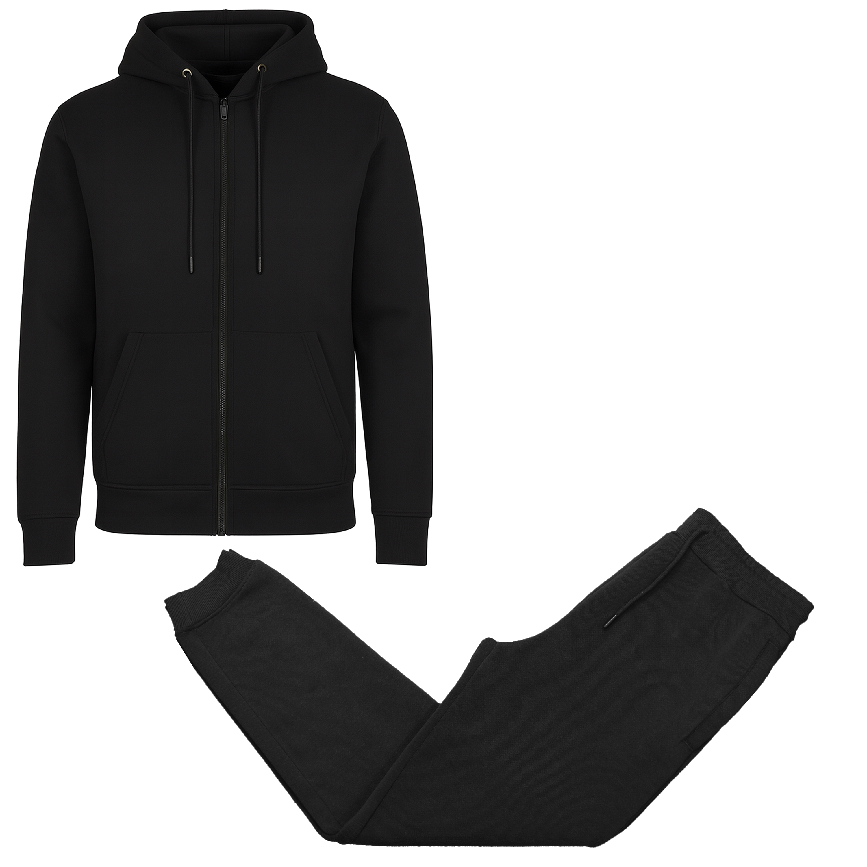 Mens Fleece-Lined Hoodie & Jogger Sets - Gallery 24