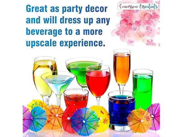 4" Cocktail Umbrellas 200ct