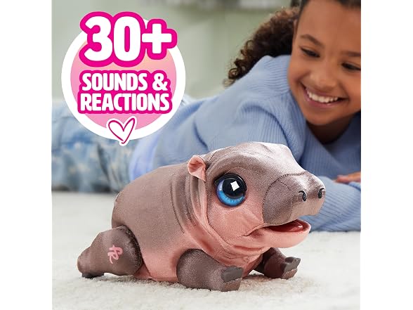 FurReal Sally The Silly Hippo Interactive Plush