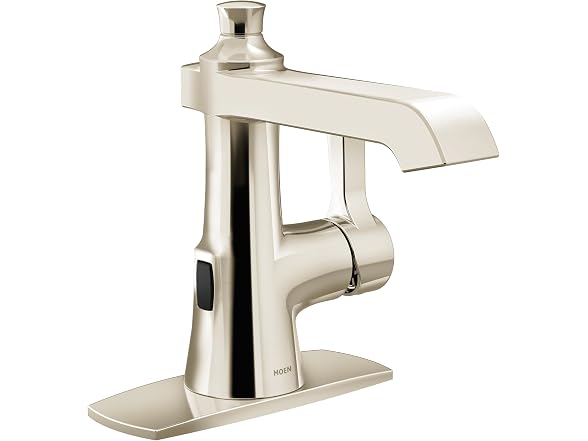 Moen Flara P Nickel Motionsense Wave Bathroom Sink Faucet