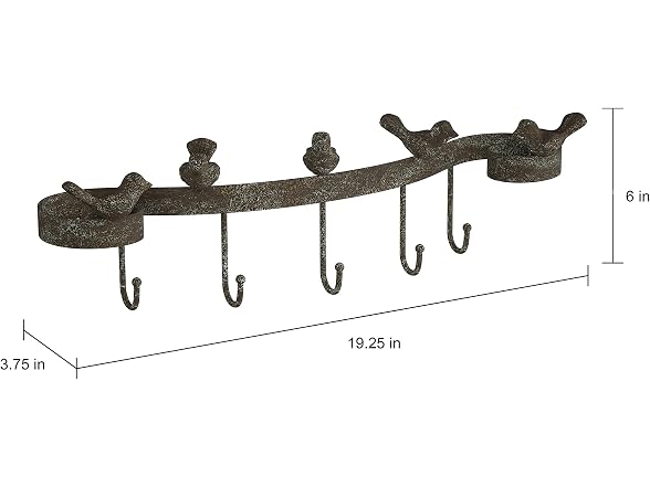 Lavish Home Decorative Birds on Ribbon