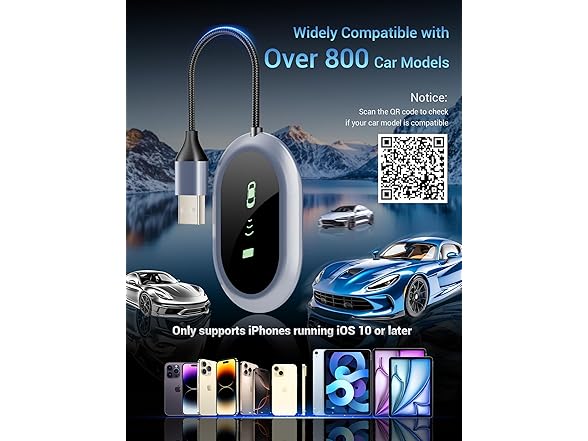XMUNIHA Wireless CarPlay Adapter