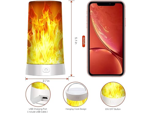 GOGOTIT LED Flame Lights, Battery Operated Flameless Candles