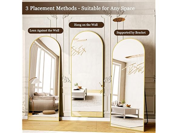 VooBang 18 x 58 inch Arched Full Length Mirror