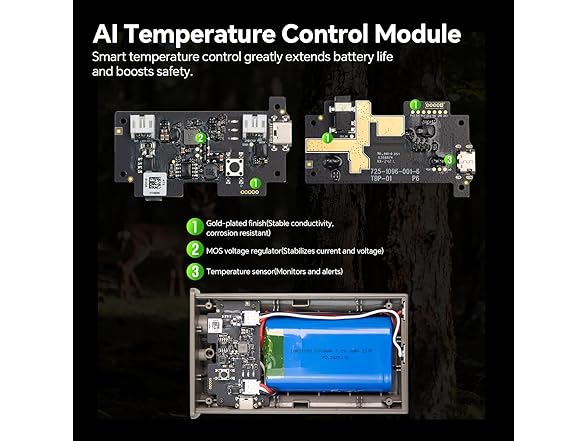 Adicop Rechargeable Lipo Lithium Battery Pack