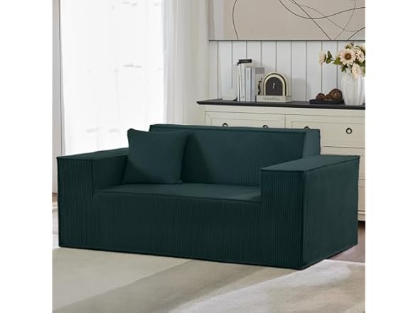 Dark Green Loveseat