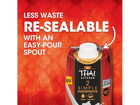 Thai Kitchen Unsweetened Coconut Milk 6 Pack