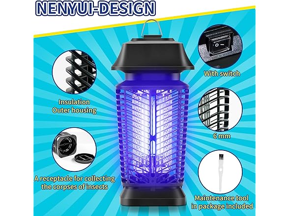 Mosqueda Bug Zapper Outdoor Electric