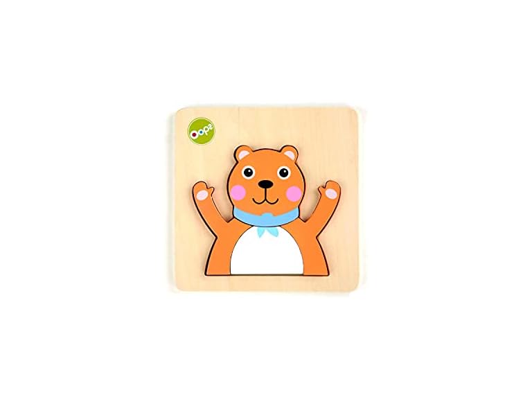 Oops Toddler Puzzle Build & Match, Bear
