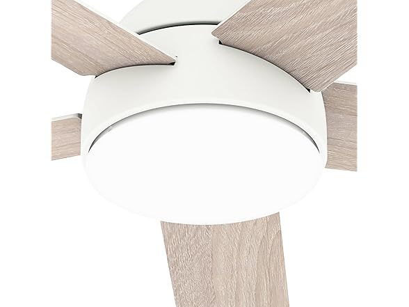 Hunter Fan 52 Inch White Indoor/Outdoor Ceiling fan - Gallery 7