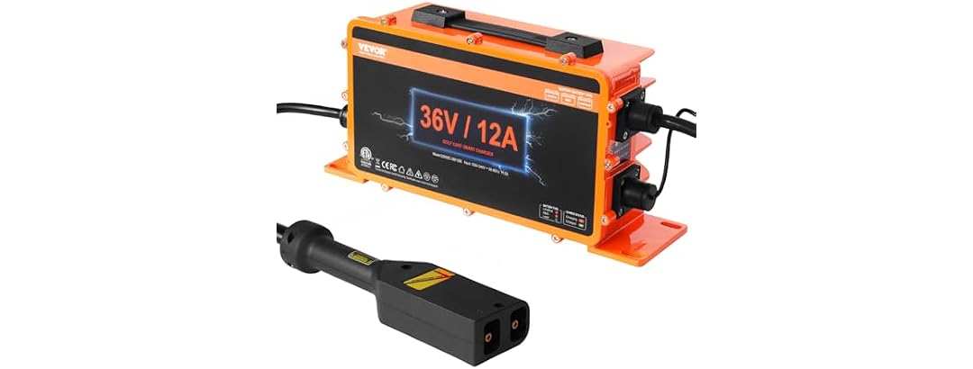48 Volt Golf Cart Battery Charger, 15 AMP, Smart