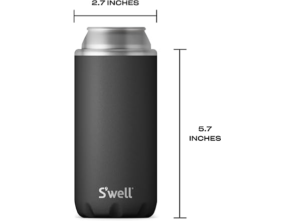 S'well Stainless Steel Chiller-Onyx-Fits