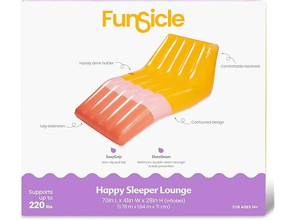 Funsicle Floating Lounge 5.8ft