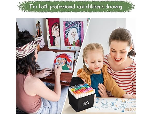 YASNAY Alcohol Markers 80 Colors