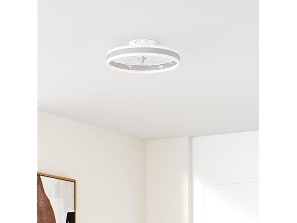 ULG Low Profile Ceiling Fan w/ Light & Remote, 19.7"