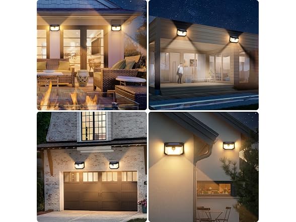 Brightever 4-Pack Solar Outdoor Lights - Gallery 7