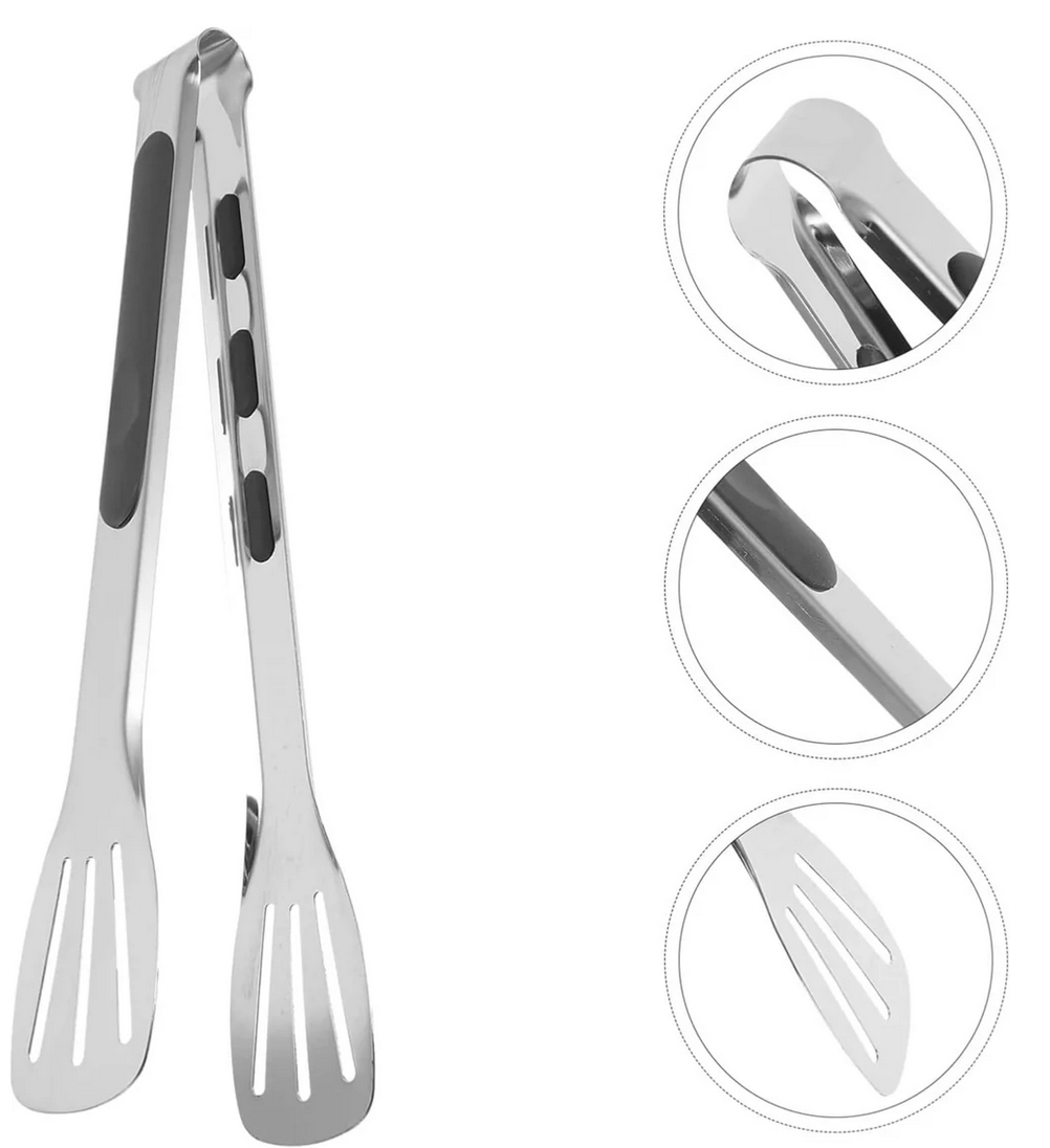Ar+Cook O2P876ZB 9" TONG Stainless Steel Tongs Silver - Gallery 5