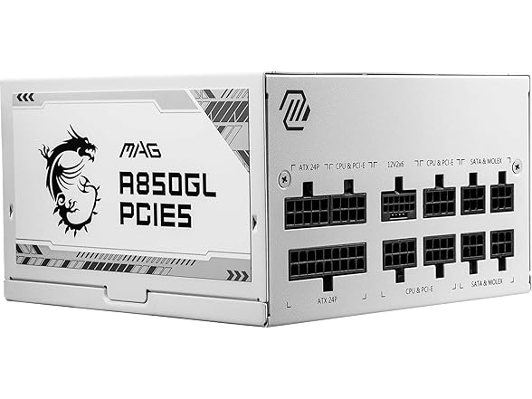 MSI MAG A850 GL PCIE5 WHITE 80PLUS GOLD