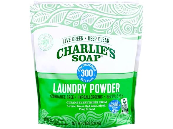 Charlies Soap Laundry Powder 300 Loads
