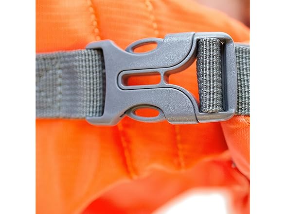 Outward Hound Granby Splash Orange Dog Life Jacket, XL