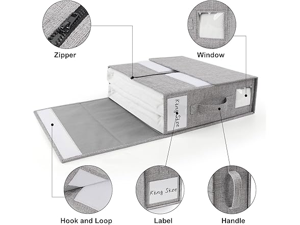DELLAN Bed Sheet Organizer