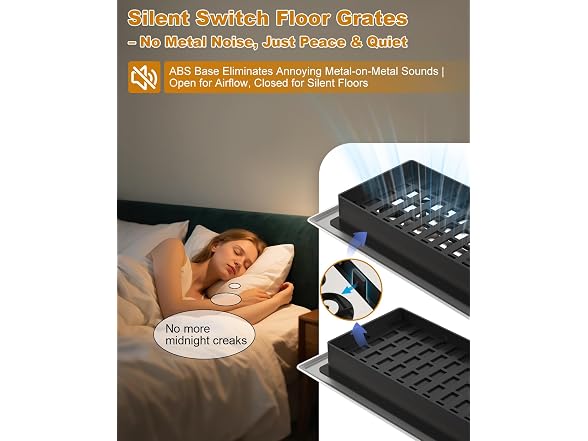 VE NI SCC Satin Nickel Floor Vent Covers