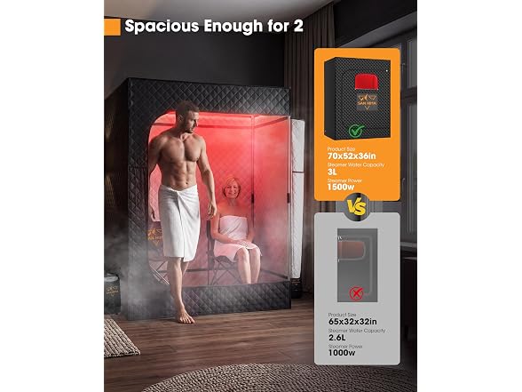 SAN HIMA 2 Portable Sauna for Home