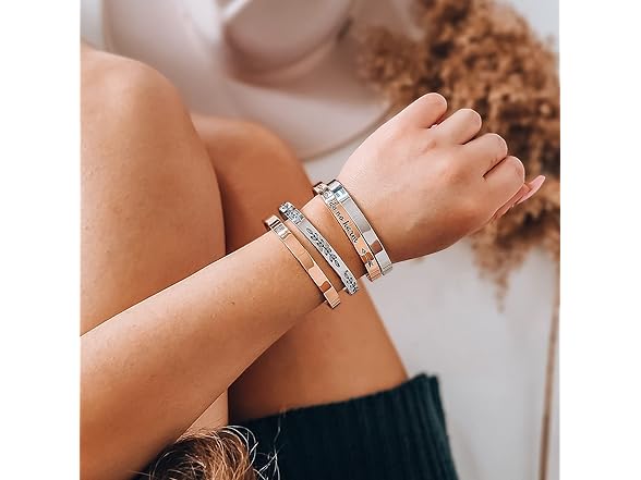 Joycuff You are Braver Encouragement Bracelet