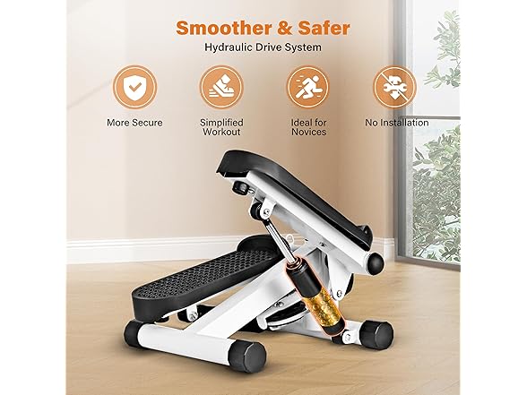 YSSOA Mini Stepper with Resistance Band
