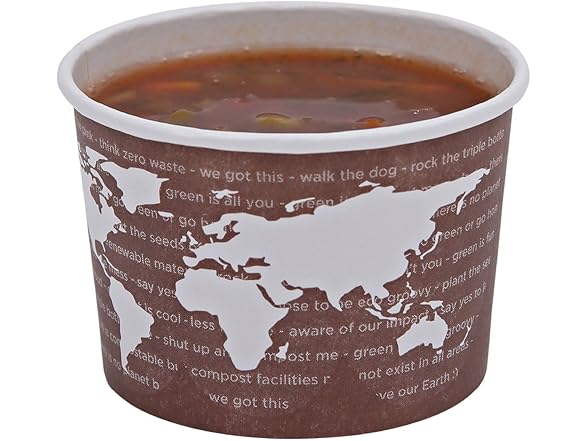 ECO PRODUCTS Compostable 8oz Lined Paper