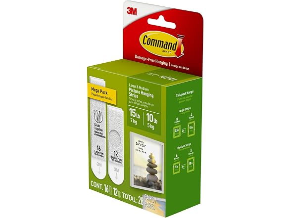 Command 15 & 10 lb Assorted Picture Hanging
