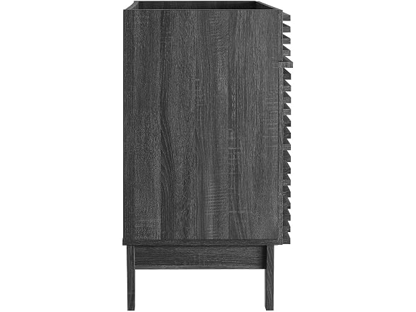 30 in. Render Bathroom Vanity Cabinet, Charcoal