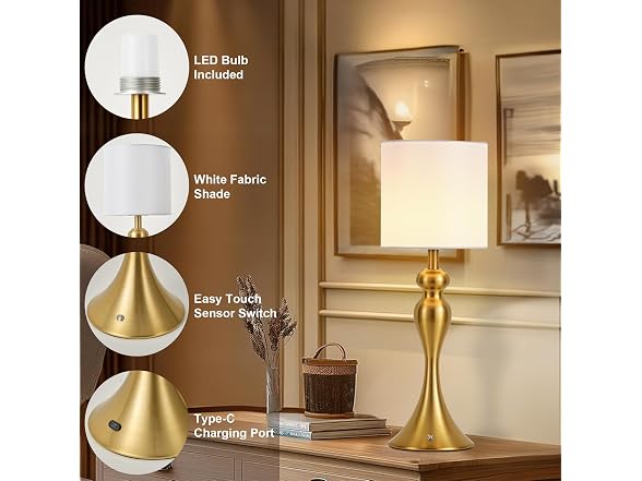Cordless Table Lamp Rechargeable