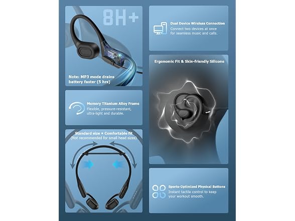VLOP Bone Conduction Headphones