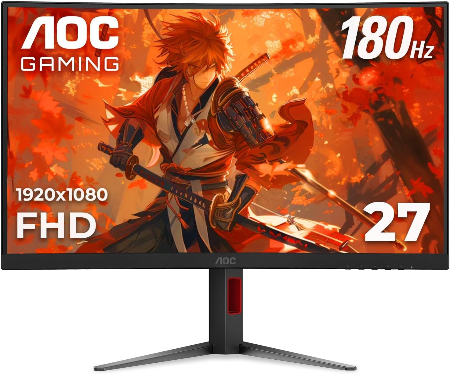 AOC C27G4H 27" Curved Gaming Monitor - Gallery 2