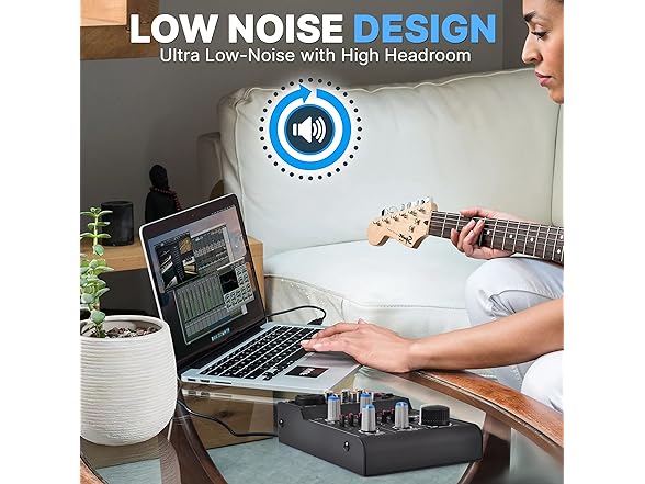 Pyle 5-Channel Rechargeable Mini Portable Audio Mixer