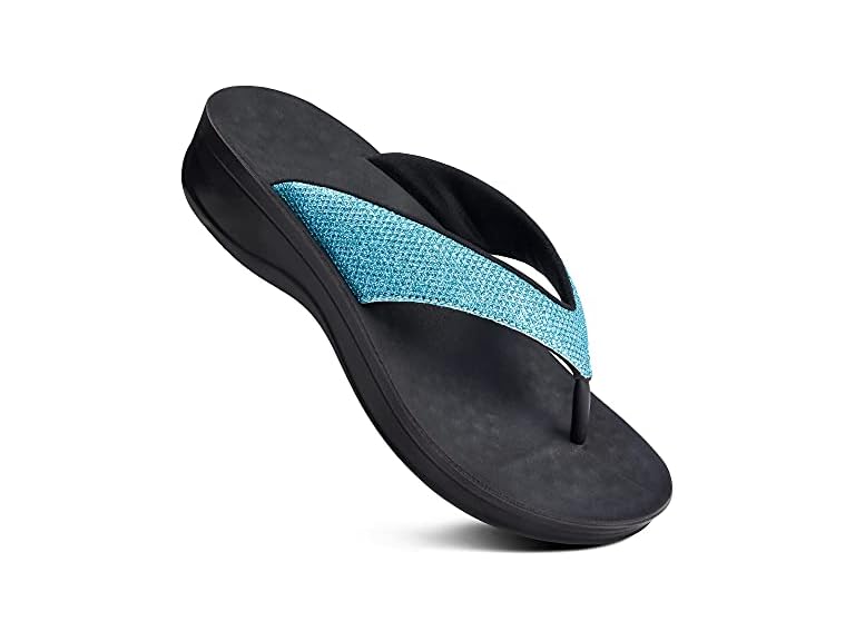 Aerothotic Sparkle Original Platform Women's Shoes Blue Size 10