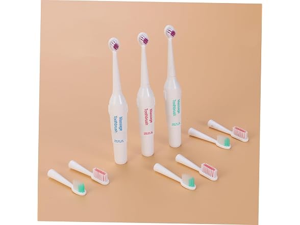 Mipcase Puppy Toothbrush 3pc Toothbrush Autom