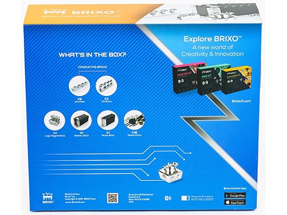 DAKOTT Conductive Chrome-Plated Building Bricks Kit