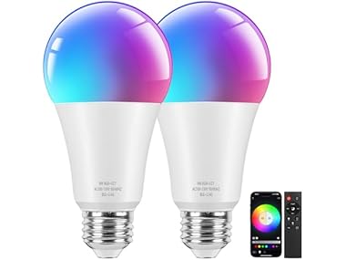 $11.99, Was $99.99, 88% Off! Brightever B0F29GH3KW Smart A19 LED Light Bulbs dealfomo