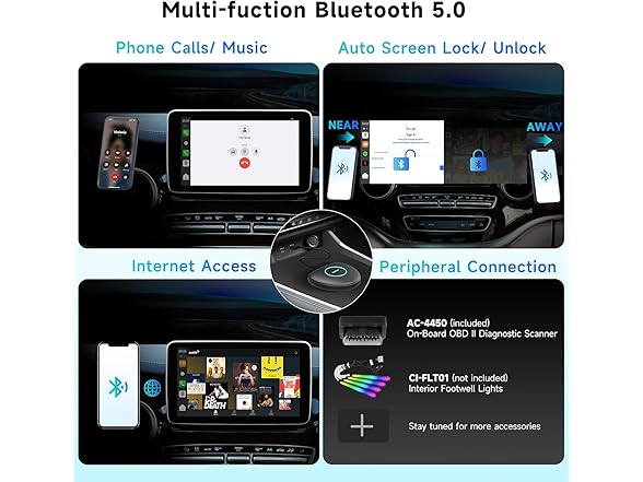 Wireless CarPlay Adapter | 4G LTE | GPS