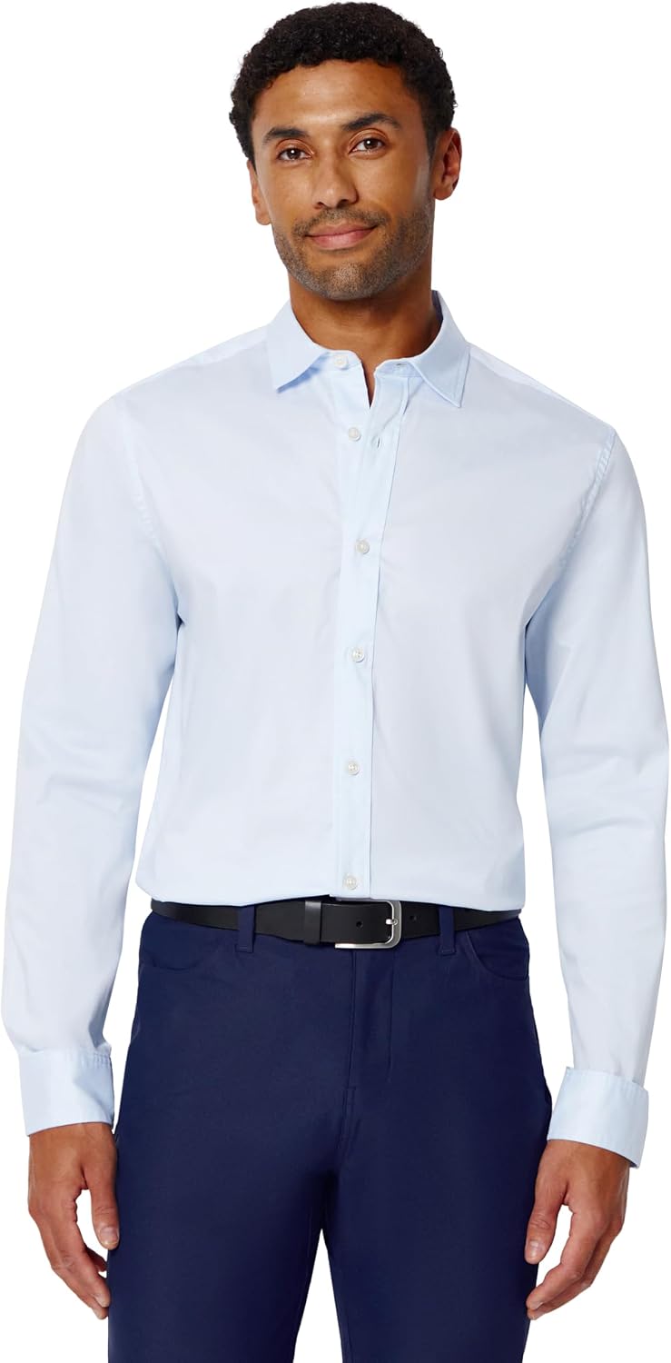Amazon Essentials Men Slim-fit Stretch Dress Shirt - Gallery 3