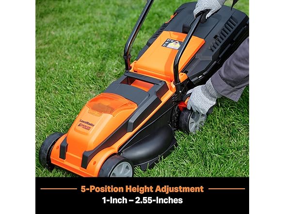 LawnMaster Cordless 13-Inch Lawn Mower