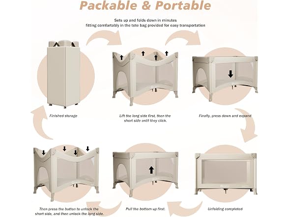 Portable Baby Playard& Playpen