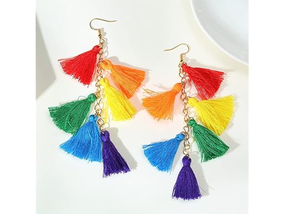 Taichell Pride Earrings Rainbow