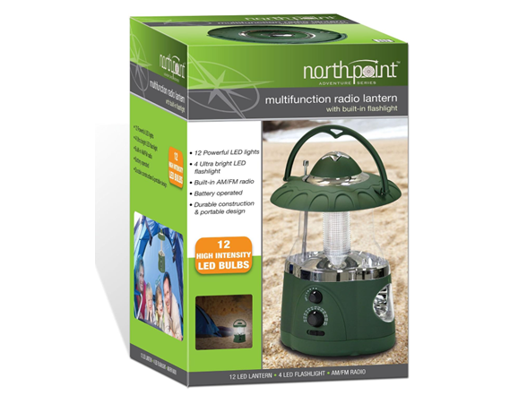 North Point SP2121 Lantern,(190485 S/2), 12 LED