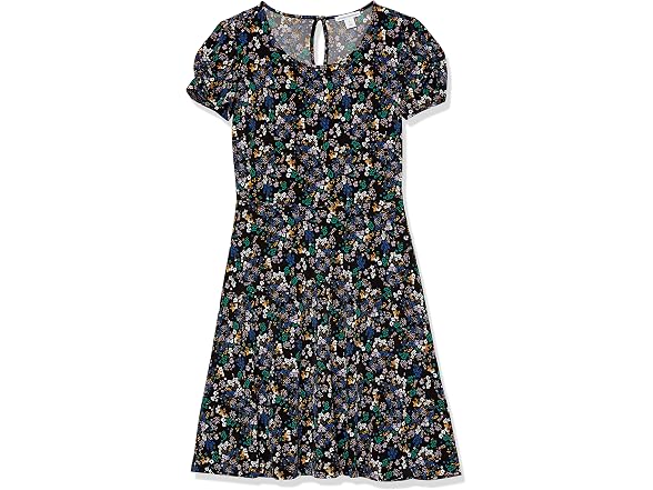 Amazon Essentials Women (XS) Dress Black Ditsy Flo