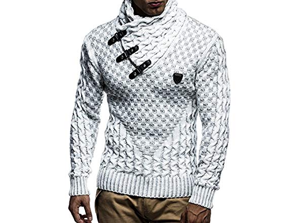 leif nelson men's knitted pullover