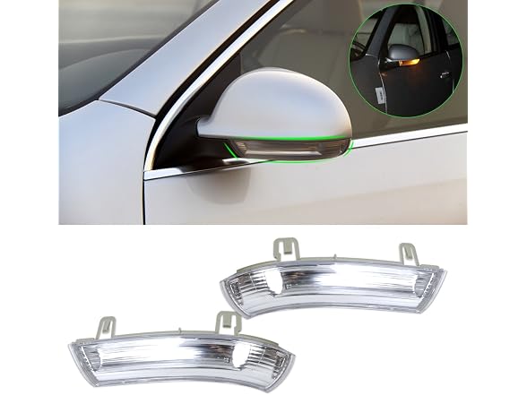 beler 2pcs Left Right Side Mirror Indicator Eos